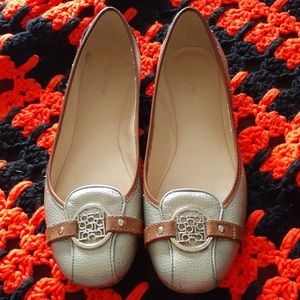 Liz Gold Logo Flats (2/$8)